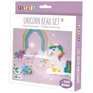 PlayBox: set creativ cu mărgele termoadezive MIDI de 5 mm, cu model de unicorn