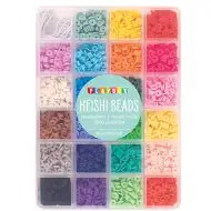 PlayBox: set de 3500 mărgele Heishi pentru înșirat, în cutie de depozitare