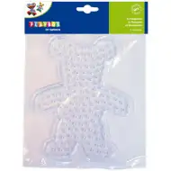 Playbox: Placă de bază pentru mărgele de călcat XL - 1 bucată (formă de ursuleț, mașină sau inimă)