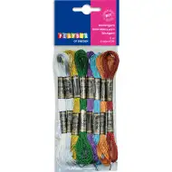 Playbox: pachet de 8 fire strălucitoare în culori diferite, 8x8m.