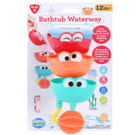 Playgo: Set de 3 jucării de baie cu fețe haioase