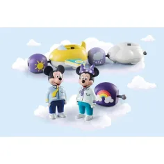 Playmobil 1.2.3 & Disney: Mickey și Minnie Mouse cu avionul de nori (71320) imaginea 2