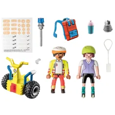 Playmobil: Starter Pack - Misiune de salvare cu Segway (71257) imaginea 4