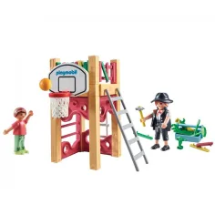 Playmobil: Fetiță tâmplar harnică (71475) imaginea 3