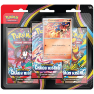 Pokémon TCG: Mega Evolution Chaos Rising, blister cu 3 pachete
