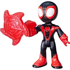 Póki și prietenii săi minunați: Figurină de joc Miles Morales cu accesoriu - Hasbro imaginea 2