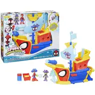 Póki și prietenii săi minunați Waterwebs: Set de joacă corabia piraților lui Póki - Hasbro