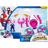 Póki și prietenii săi minunați: figurina Ghost-Spider cu vehicul Copter - Hasbro