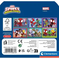 Spidey și prietenii lui uimitori set de 6 cuburi de poveste - Clementoni imaginea 2