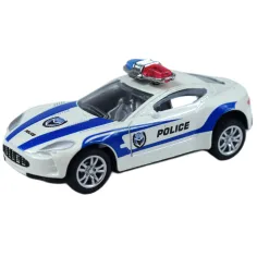 Police Cars: Set de mașini de poliție din metal în diferite variante 1/50 1db imaginea 8