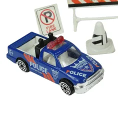 Police Set: Set de poliție cu vehicule și accesorii în diferite variante 1buc. imaginea 5