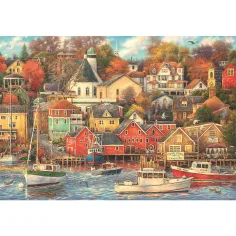 Port cu puzzle HQC de 1500 piese, 84,5x59,5cm - Clementoni imaginea 2