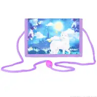 Portofel cu închidere velcro Spirit: Believe in Magic, cu unicorni, 12,5x8,5cm.