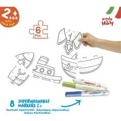 Primul meu set de puzzle colorabil pentru bebeluși - Carioca imaginea 2