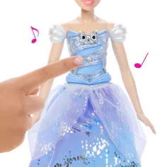 Prințese Disney: Păpușa Cenușăreasa magică - Mattel imaginea 3