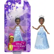 Prințese Disney: Păpușă mini Prințesa Tiana în rochie albastră - Mattel