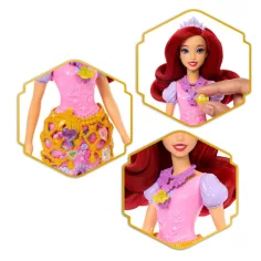 Prințese Disney: Păpușă surpriză din inimă - Ariel - Mattel imaginea 3