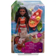 Prințese Disney: Set de joacă pe plajă cu Vaiana 2, păpușă și nisip – Mattel