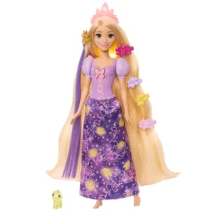 Prințesele Disney Păpușă magică Rapunzel cu accesorii - Mattel imaginea 2