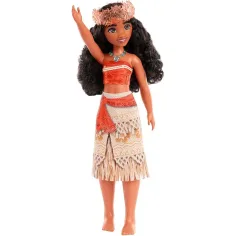 Prințesele Disney: Prințese strălucitoare - Figurina Moana - Mattel imaginea 2