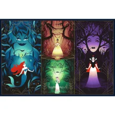 Prințesele fermecătoare Disney, puzzle Trefl 2x200 piese imaginea 2