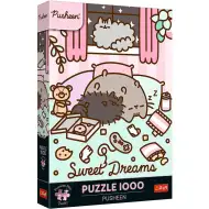 Pusheen vise dulci 1000 piese Premium plus quality puzzle - Trefl