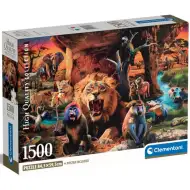Puzzle 1000 de piese cu animale - Clementoni