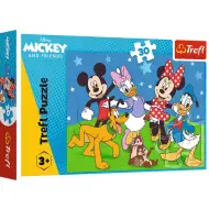 Puzzle 30 de piese Disney+Mickey Mouse și prietenii - Trefl