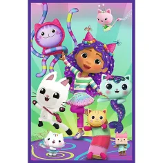 Puzzle 3x80 piese Zile colorate ale casei de păpuși Gabi - Trefl imaginea 4