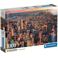 Puzzle HQC de 1000 de piese cu clădirile din New York - Clementoni