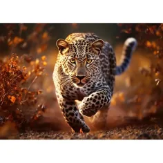 Puzzle Leopard Premium Plus 1000 de piese - Trefl imaginea 2