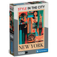 Puzzle Style in the City New York, 1000 de piese - Clementoni