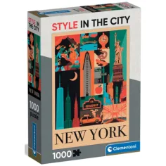 Puzzle Style in the City New York, 1000 de piese - Clementoni