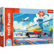 Puzzle aeroport cu 100 piese - Trefl