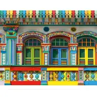 Puzzle cu diamante: Culorile Americii de Sud set de pictură cu diamante 30x40cm