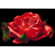 Puzzle cu diamante: Set de pictură cu diamante trandafir 10x15cm