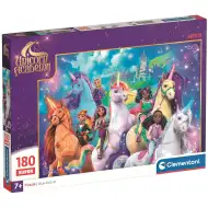 Puzzle de 180 de piese cu poză de grup de la Academia Unicorni - Clementoni