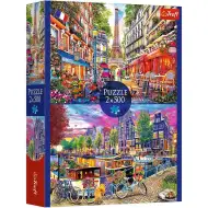 Puzzle de 2x500 piese - Capitale europene - Trefl