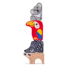 Puzzle din lemn cu forme de animale - Woodyland imaginea 5