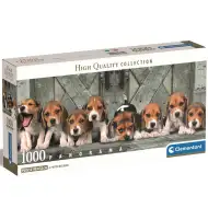 Puzzle panoramic cu 1000 de piese, Beagle, 98x33cm - Clementoni