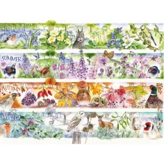 Puzzle premium patru anotimpuri plus 1000 de piese - Trefl imaginea 2