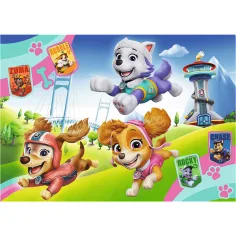 Puzzle sclipitoriu Paw Patrol, 100 piese - Trefl imaginea 2