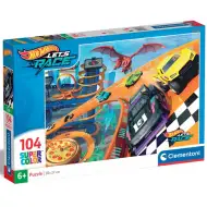 Puzzle supercolor 104 de piese Hot Wheels - Clementoni