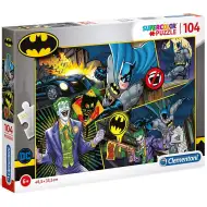 Puzzle supercolor de 104 piese Batman vs. Joker - Clementoni