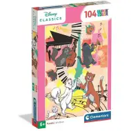 Puzzle supercolor de 104 piese Disney+Aristocats - Clementoni