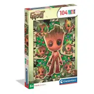 Puzzle supercolor de 104 piese cu Groot din Gardienii Galaxiei - Clementoni