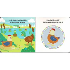 Puzzle-uri pentru cei mici - Carte pentru bebeluși despre fermă imaginea 3