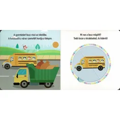 Puzzle-uri pentru cei mici - Vehicule carte pentru bebeluși imaginea 2