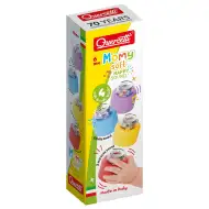 Quercetti: Set de 4 cuburi de construcție moi cu zornăitoare Momy Soft