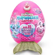 Rainbocorns: Mermaidcorn S5 Ouă surpriză cu figurină de pluș sirenicorn în mai multe variante 1buc
